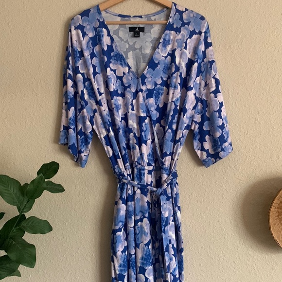 Jason Wu Floral Wrap Dress - Picture 1 of 8